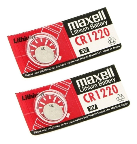 Pilas Cr1220 Maxell / Precio X 2 Unid