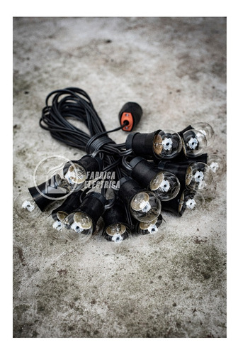 Imagen 3 de 6 de * 10 M Guirnalda Vintage / Retro - Luz Cálida Incandescente