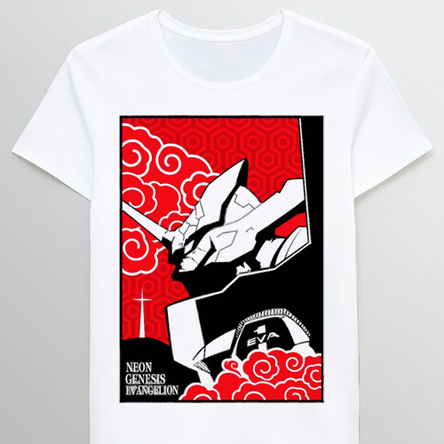 Remera Evangelion Red Super Robot 73299665