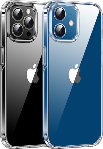 Carcasa Para iPhone 12/12 Pro Transparente Cofolk + Hidrogel