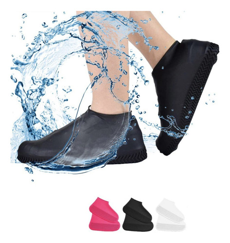 Cubre Zapatos De Silicon Protector Para Lluvia Impermeable