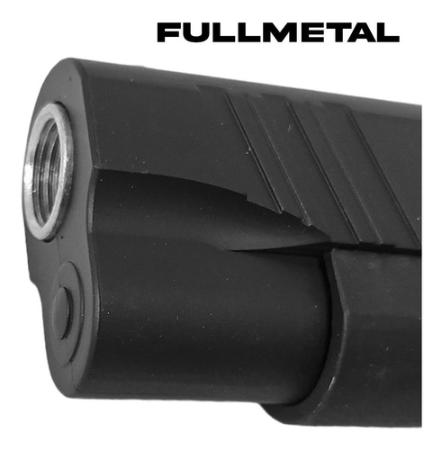 Imagen 5 de 10 de Pistola Airsoft 1911ge Black 6 Mm Replica Metalica Vigor