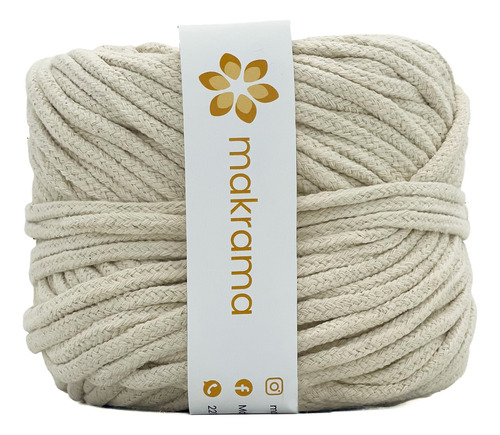 Cuenda Cordón De Algodón Crudo Para Tejer Macramé 5mm / 1kg