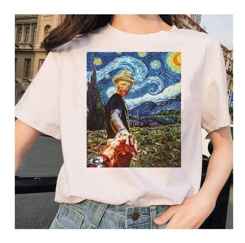 Remera Van Gogh - Arte - Tumblr Grunge -para Adultos Y Niños