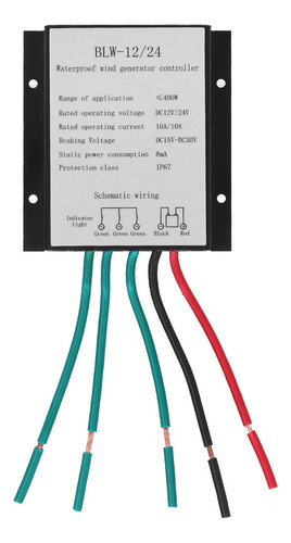 Fo5-12/24v 400w Generador Eólico Controlador De Turbina Wate