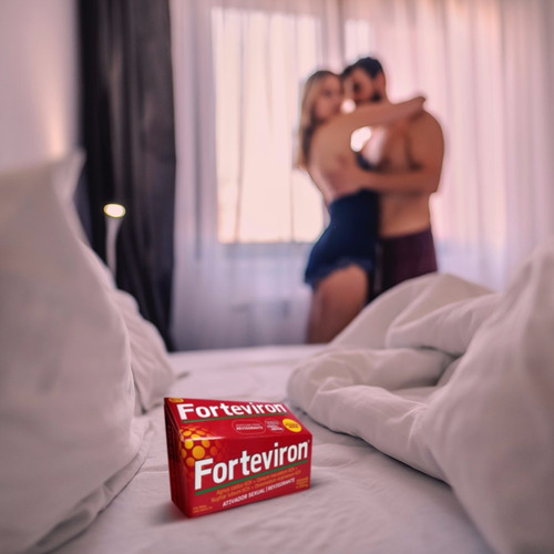 Imagen 2 de 6 de Suplemento Apetito Sexual Forteviron Femenino Y Masc. 60 Cap