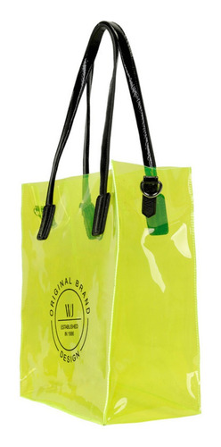 Imagem 4 de 4 de Bolsa Feminina Wj Shopping Bag Para Praia Vinil Com Estampa