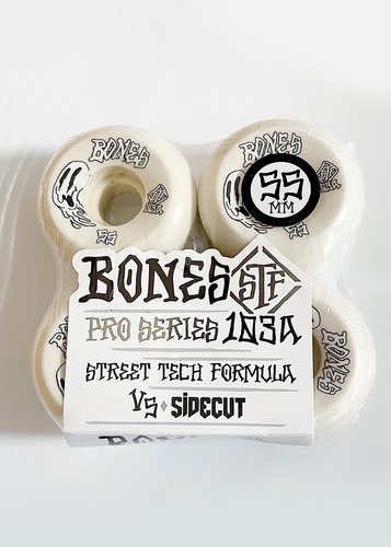 Ruedas Skate Bones Pro 55m Spirit V5 Ghosted Stf | Laminates