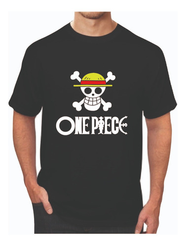 Polera  One Piece Bandera Luffy Anime Manga 