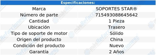 Soporte Motor Trasero Willys Knight Model 70a 27-29