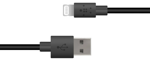  Belkin F8J023bt3M-BLK USB tipo A a Lightning Color Negro