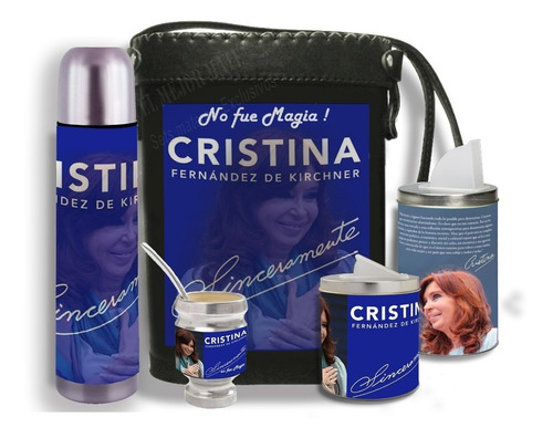 Sinceramente Cristina  No Fue Magia Set Mate Kit Matero 