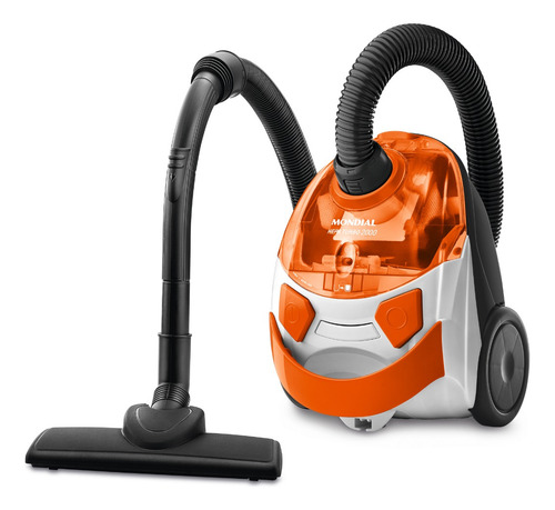 Aspirador De Pó Hepa Turbo 2000 Mondial Branco/laranja Ap-15 Branco