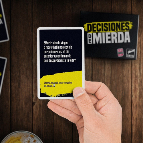 Decisiones De Mierda Buró Juego De Cartas Mesa Para Previas