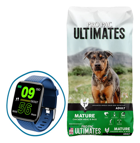 Alimento Pro Pac Mature Perro Senior 12 Kg + Regalo + Envío