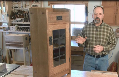Videos De Carpinteria - Arts And Crafts Glass Front Cabinet