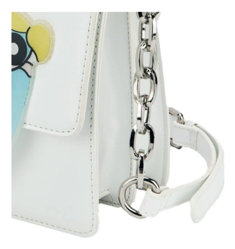 Bolso Chicas Super Poderosas Crossbody Blanco Ppg Níquel Blanco