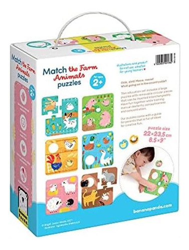 Banana Panda Match The Farm Animals Juego De Combinación - E