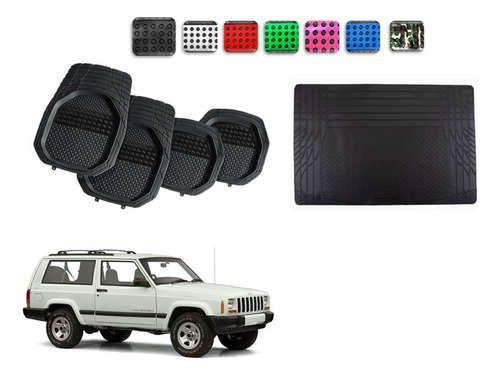 Tapetes 3d Color + Cajuela Jeep Cherokee Sport 1996 A 2001