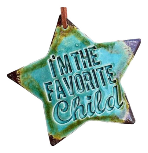 N 2 Adorno De Estrella Acrílico Soy Favorito, Cartel