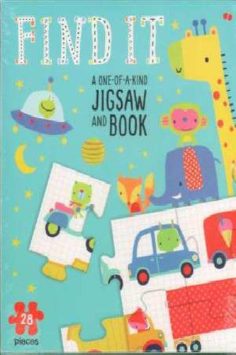 Find It! Jigsaw Puzzle And Book, de VV. AA.. Editorial MAKE BELIEVE IDEAS, tapa tapa blanda en inglés internacional, 2016