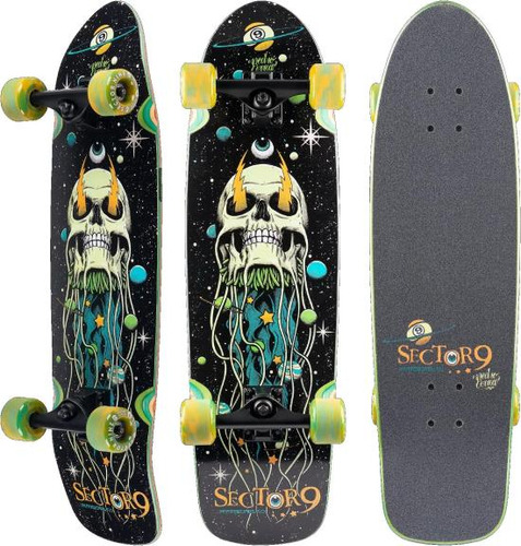 Sector 9 Chop Hop Charge Cruiser Completo Tamaño 30,5 X 8,62