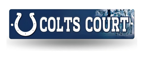 Letrero Plástico Street Sign Indianapolis Colts De La Nfl