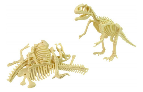 Rompecabezas Dinosaurio Esqueleto Arqueologia T-rex Fosil