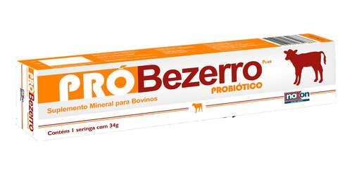 Probiótico Pró Bezerro Plus 34g Suplemento Mineral - Noxon