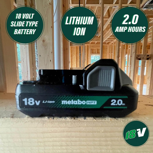 Kit Cargador + 2 Baterías 2ah Ion Litio Paras Metabo Hpt 18v