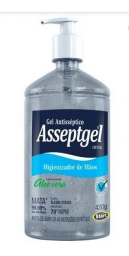 Álcool Gel Antisséptico 500 Ml. Pronta Entrega. 5 Unidades.