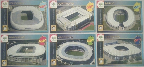 Barajitas Stadiums  Panini Trading Cards Alemania 2006