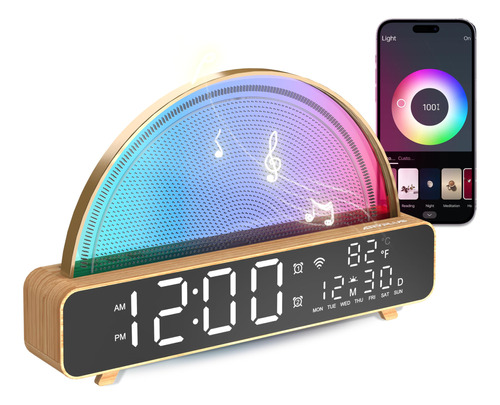 Anyplus Maquina De Sonido De Ruido Blanco, Reloj Despertador