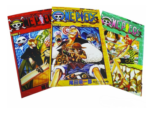 Manga Libro One Piece Luffy Tomos 7 8 9 Envío Gratis 
