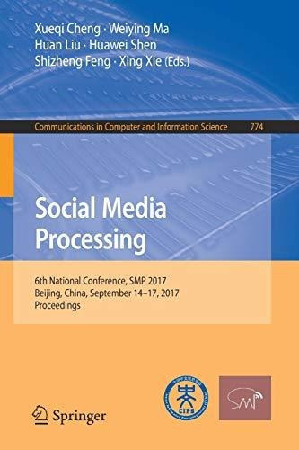 Procesamiento De Redes Sociales 6ta Conferencia Nacional Smp
