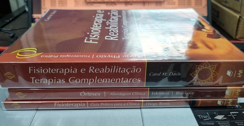 Livro Coleção Physio 2 - Box Com 3 Volumes - Carol M Davis; Edlstein; Bruckner; Diego Torres [2006]