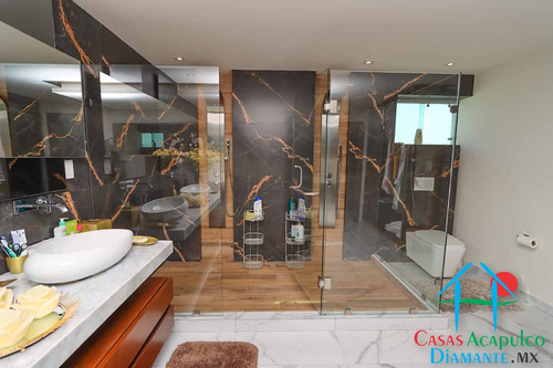 Cad Casa Punta Arena. Terraza Con Vista Espectacular A La Bahía De Acapulco, Alberca Con Fuente Y Jacuzzi