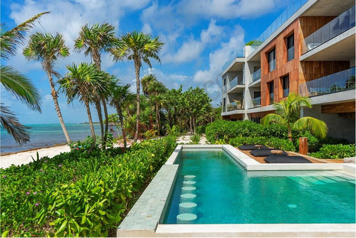 Venta, Departamento En  Atal  Tulum, Con Salida Directa A L