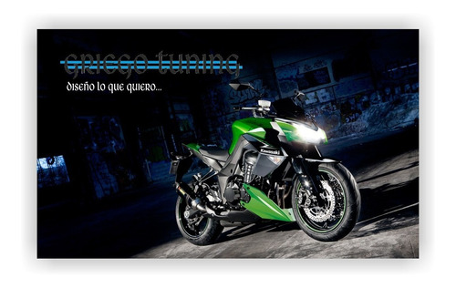 Kawasaki Z 1000 Adhesivos Cromo Modelo Nuevo 