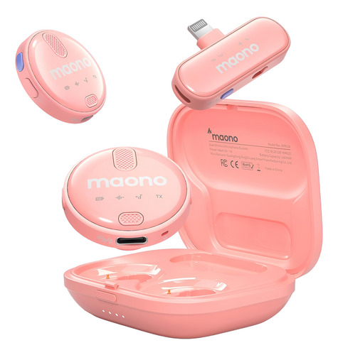 Micrófono Maono Inalámbrico Para iPhone (lightning/tipo C)