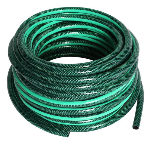 Manguera Pvc Malla 1/2'' 20 Metros Con Kit Verde Oscuro Dvp