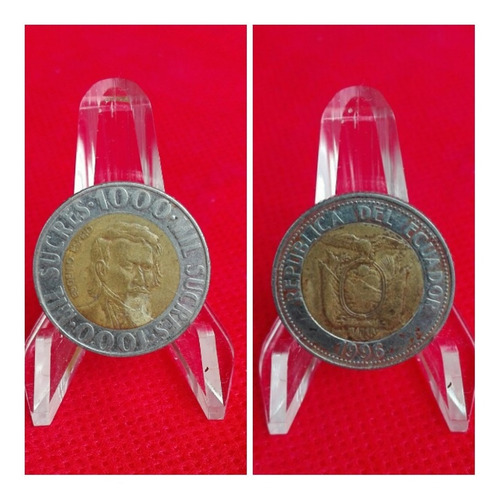 Moneda 1000 Sucres, Ecuador.