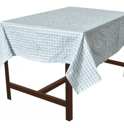 Mantel 100% Poliéster Rectangular 150x210 Escoces Picnic 