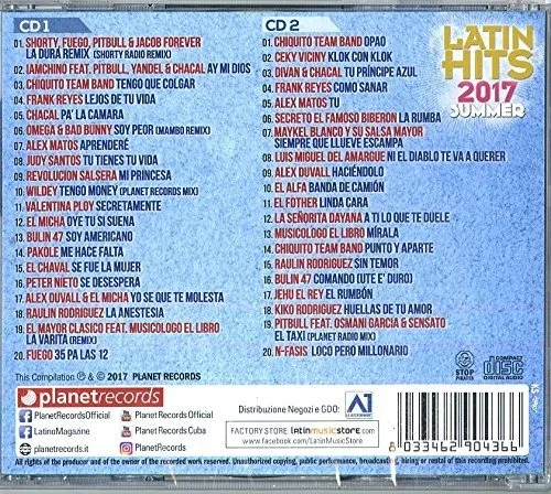 Latin Hits 2017 Summer / Various Latin Hits 2017 Summer / Va
