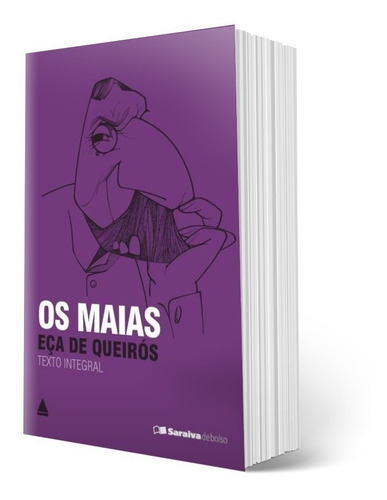 Coleção De Livros Bolso Germinal & Ilusões Perdidas & Os Maias Émile Zola & Honoré De Balzac & Eça De Queirós Editora Saraiva E Nova Fronteira Capa Comum