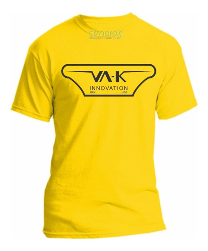 Playera Va-k Innovation Mexicanicos Martin Vaca Con Nombre