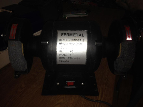 Esmeril De Banco Bench Grinder 6pulgadas 3500rpm  3/4 Hp