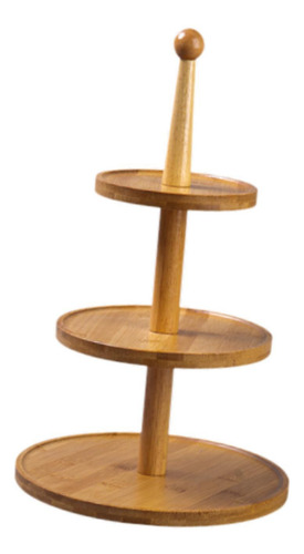 Estante De Exhibición De Postres De Madera, Soporte Para