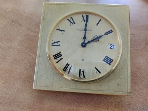 Reloj De Mesa Jaeger Le Coulter 8 Días Cuerda 