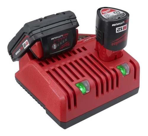 Cargador Baterias Milwaukee 48591812 Multivoltaje M12 Y M18